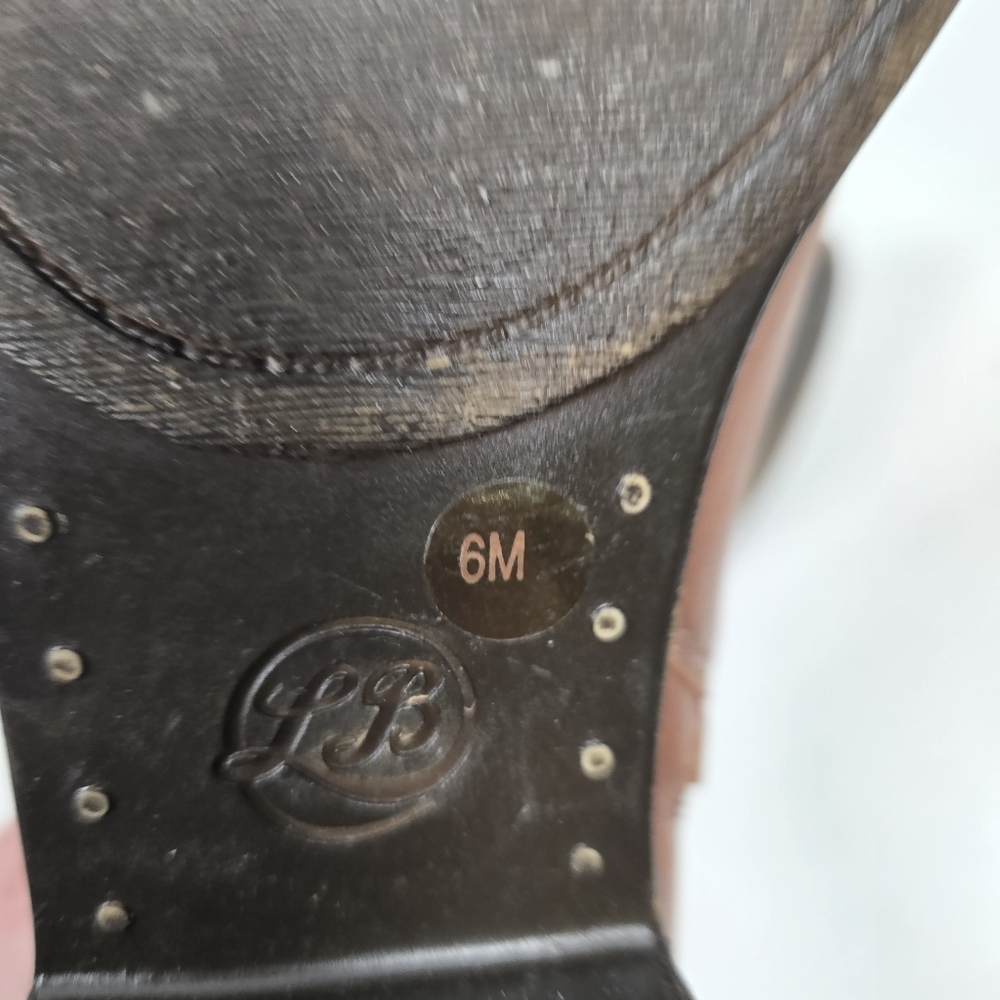 Lucky Brand Brown Leather Ankle Booties - Picture 6 of 7